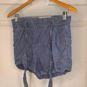 Girls' Blue Denim Shorts in Size Small